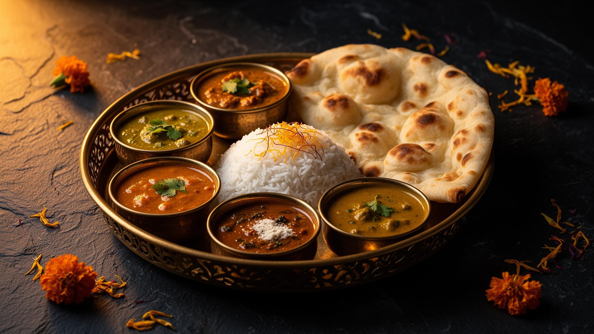 Royal Indian thali